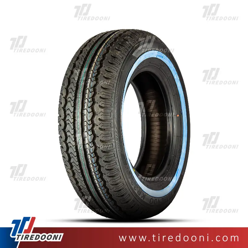 لاستیک خودرو کندا سایز 175/80R13 مدل گل KR33